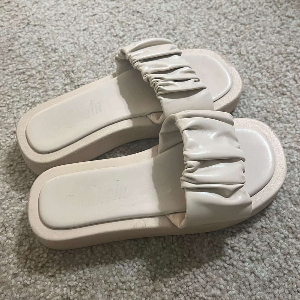 Platform runched slides
